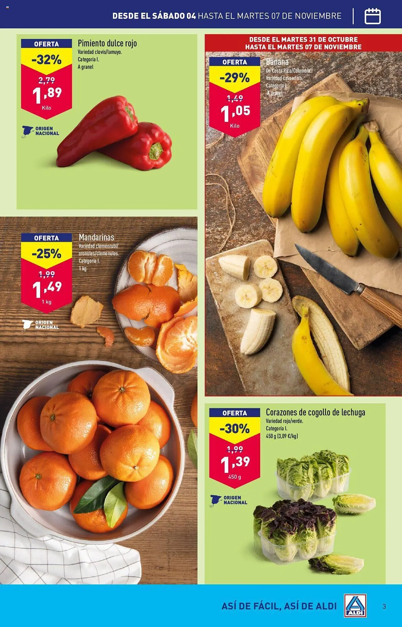 Catálogo de Folleto ALDI 31 de octubre al 7 de noviembre 2023 - Página 3