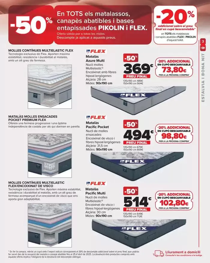 Catálogo de COLCHONES 25 de febrero al 24 de marzo 2025 - Página 3