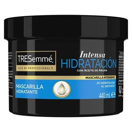 Mascarilla capilar hidratante Tresemmé 440ml cabellos secos o dañados
