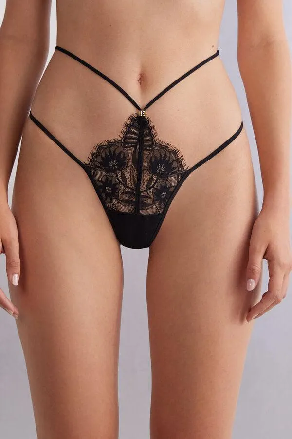 Sensual Flowers Thong