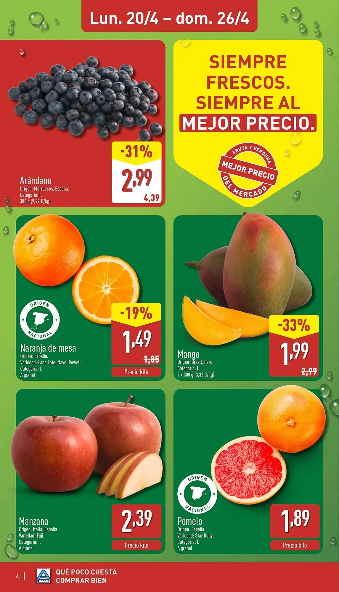 Catálogo de Folleto ALDI 20 de abril al 26 de abril 2026 - Página 4