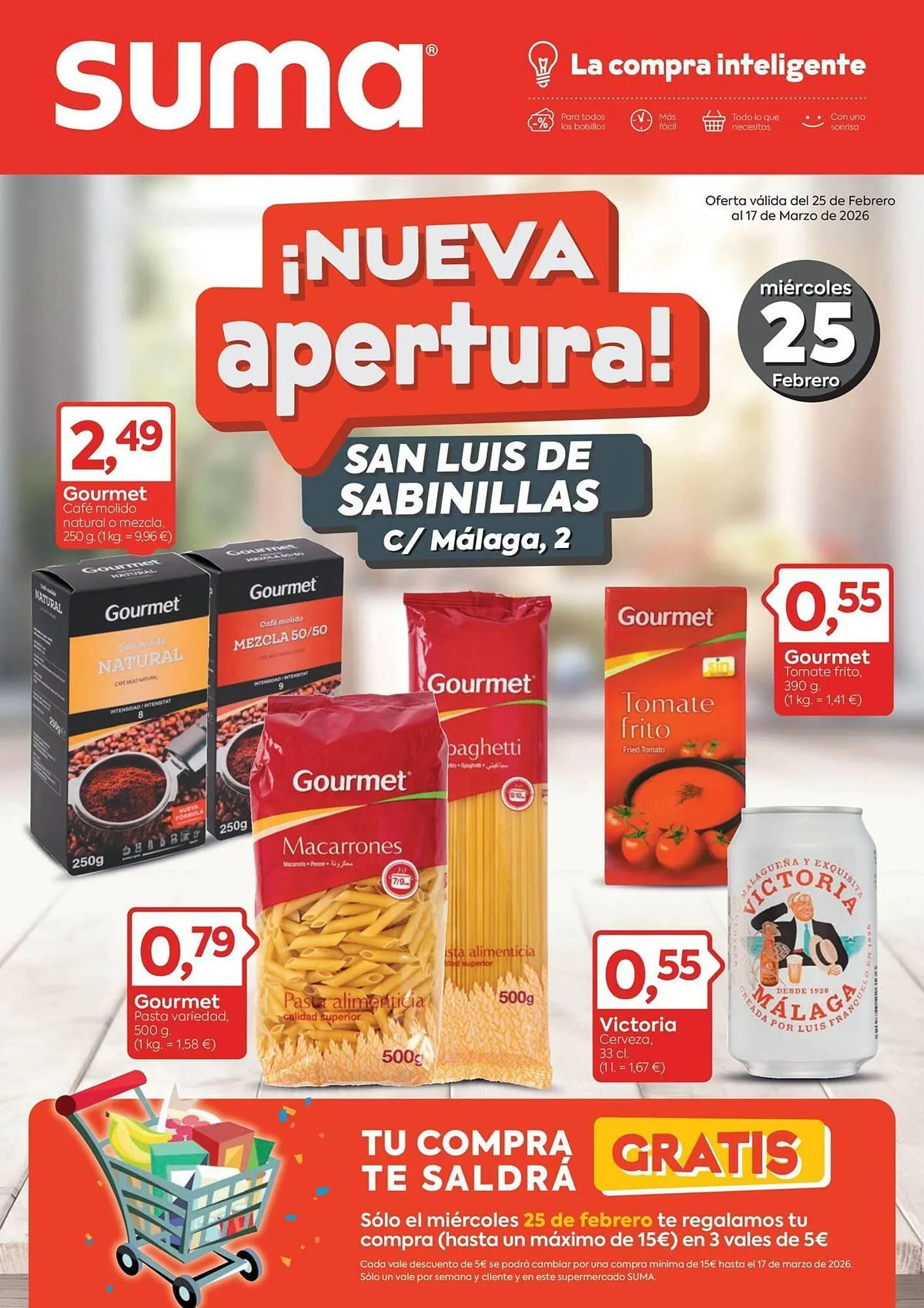 Catálogo de Folleto Suma Supermercados 25 de febrero al 17 de marzo 2026 - Página 1