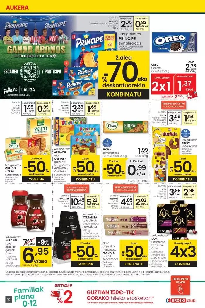 Catálogo de AUKERA OFERTA HIPERMERKATUAK EROSKI 15 de mayo al 27 de mayo 2025 - Página 16