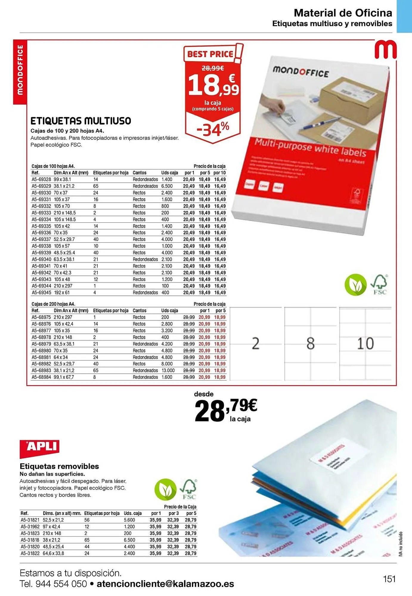 Catálogo de Folleto Staples Kalamazoo 19 de enero al 31 de diciembre 2026 - Página 151