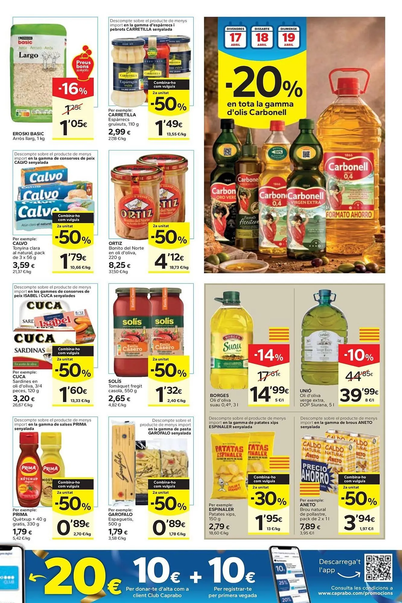 Catálogo de Catálogo Caprabo 16 de abril al 29 de abril 2026 - Página 11