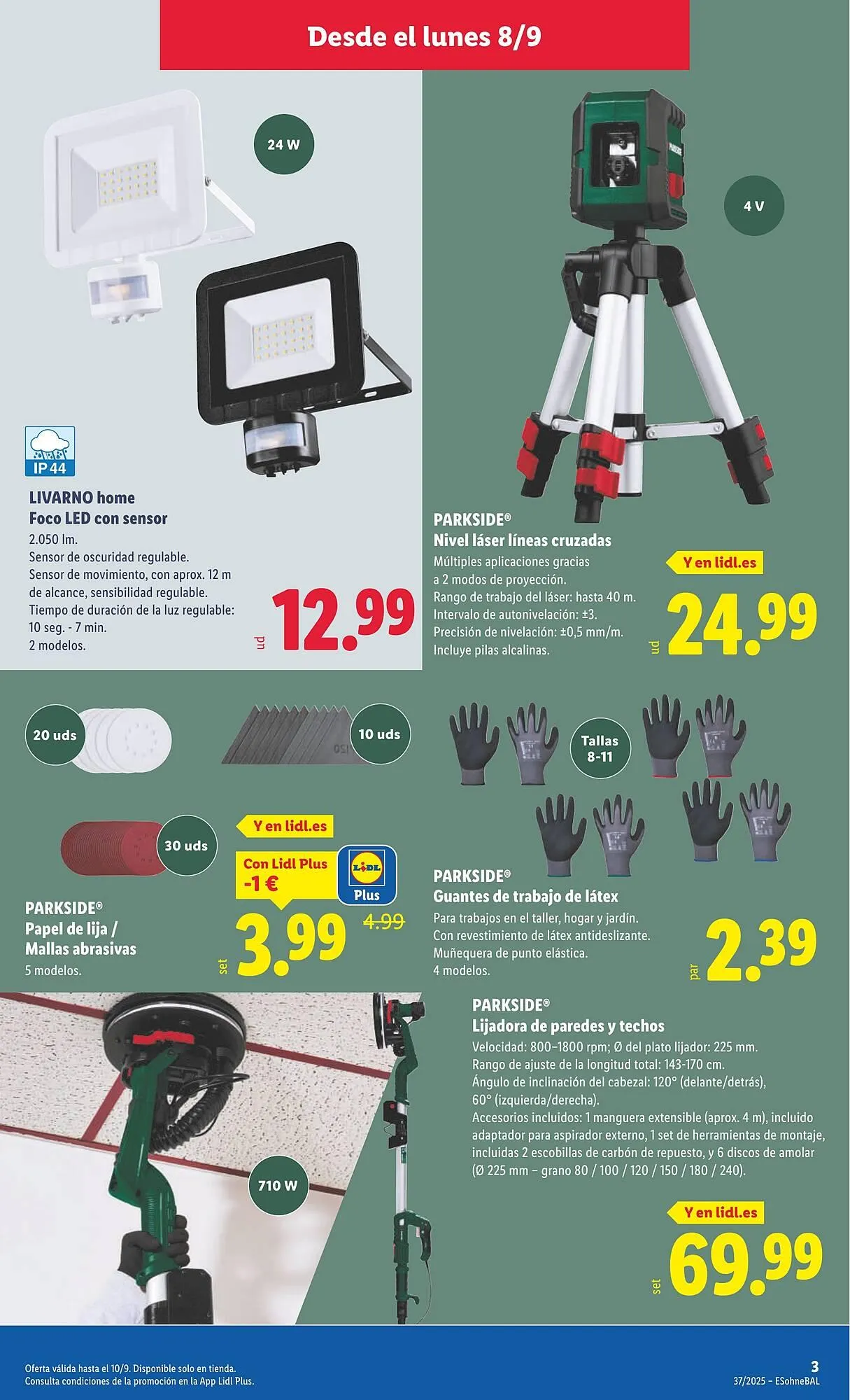 Catálogo de Folleto Lidl 8 de septiembre al 14 de septiembre 2025 - Página 5