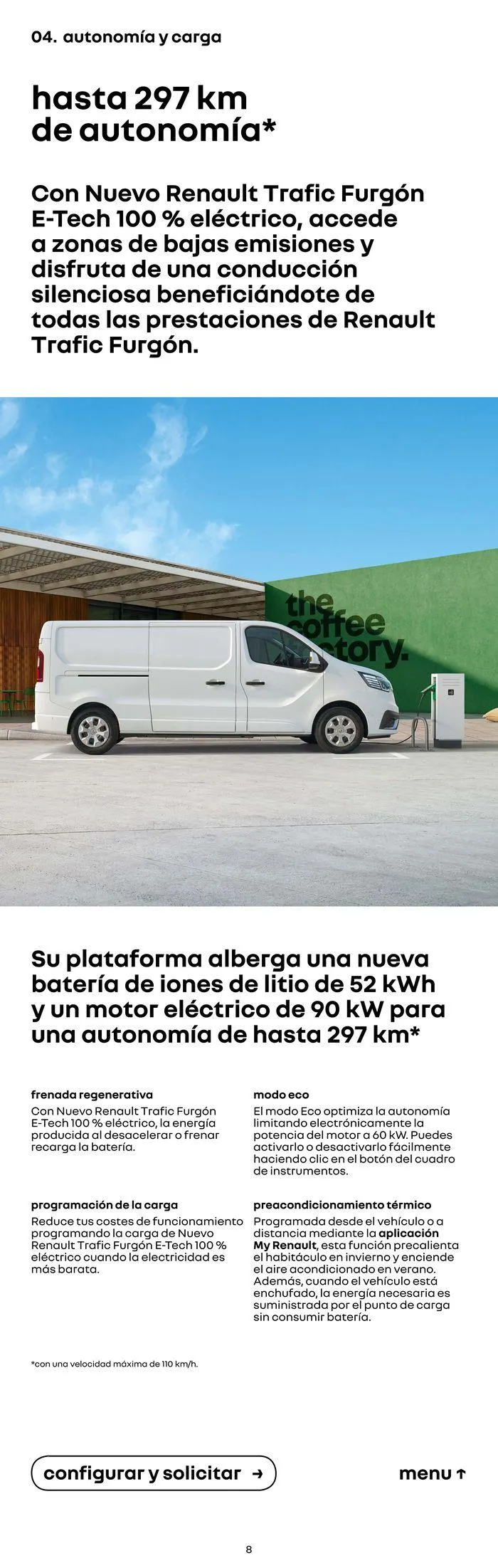 Catálogo de Renault Trafic Furgón E-Tech 100% Eléctrico 18 de julio al 18 de julio 2025 - Página 8