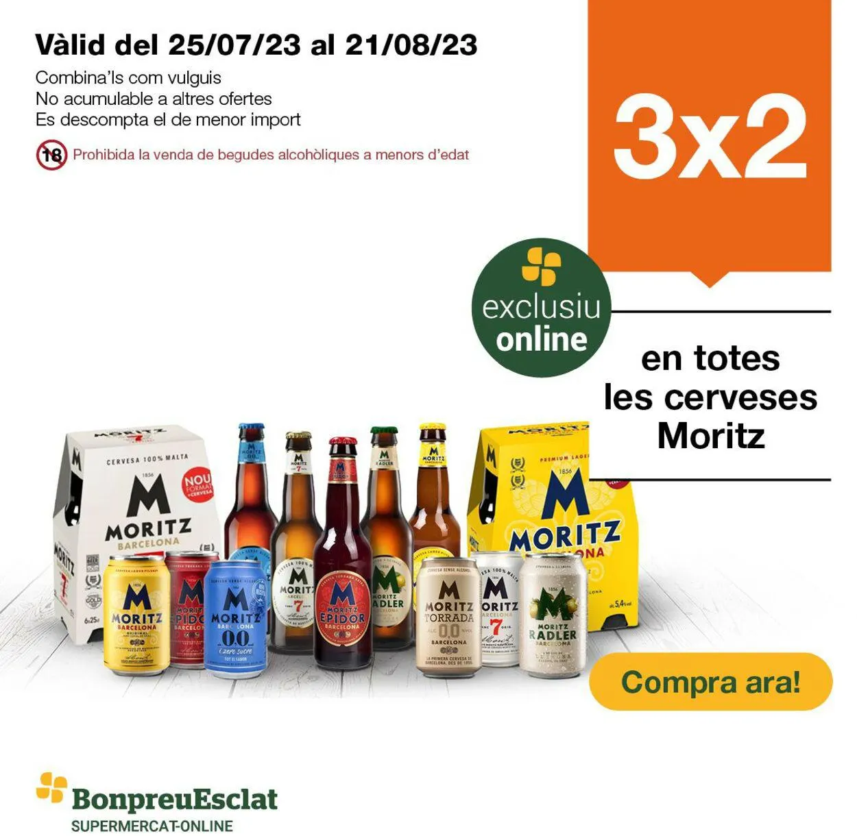Catálogo de Bonpreu Oferta actual 25 de julio al 21 de agosto 2023 - Página 1