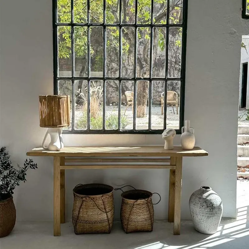 Palo Santo elm console table 180cm