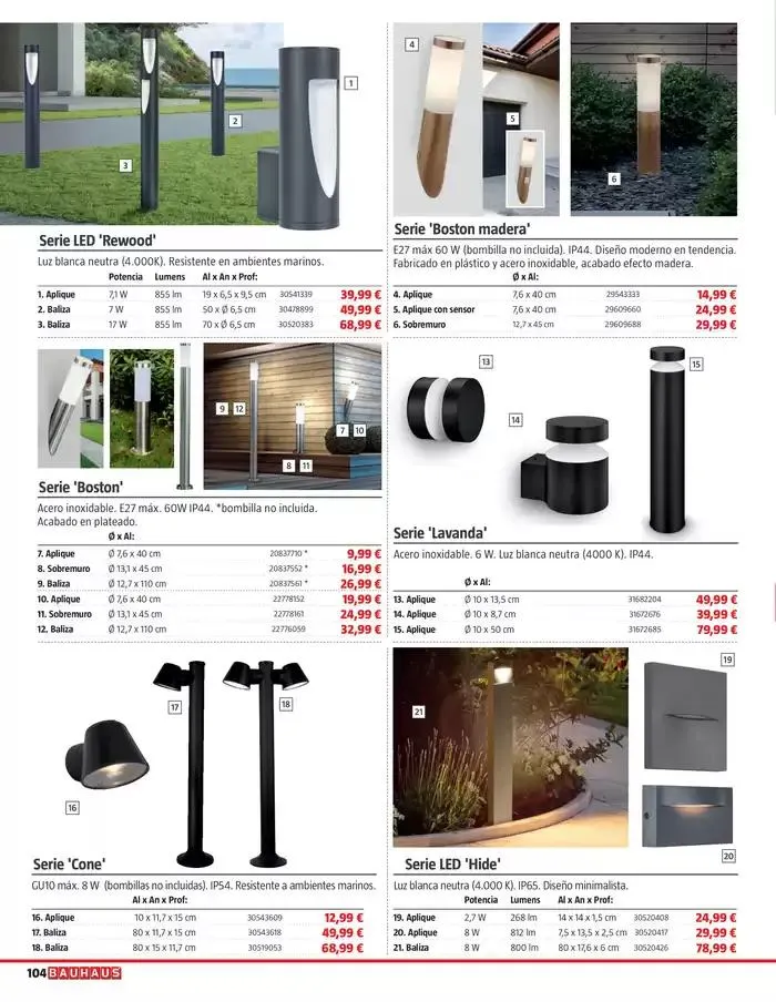 Catálogo de VERANO. Jardín, terraza, balcón. 26 de marzo al 20 de abril 2025 - Página 104