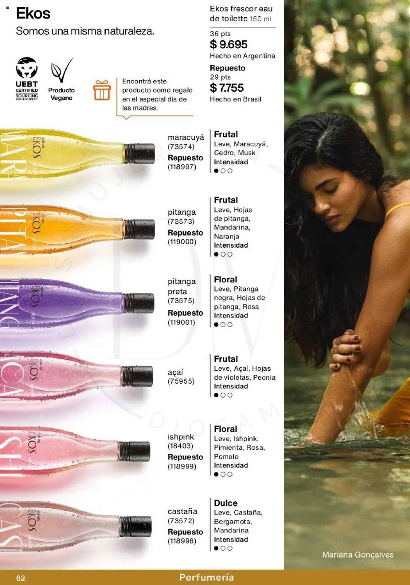 Catálogo de Folleto Natura 1 de septiembre al 30 de septiembre 2023 - Página 62