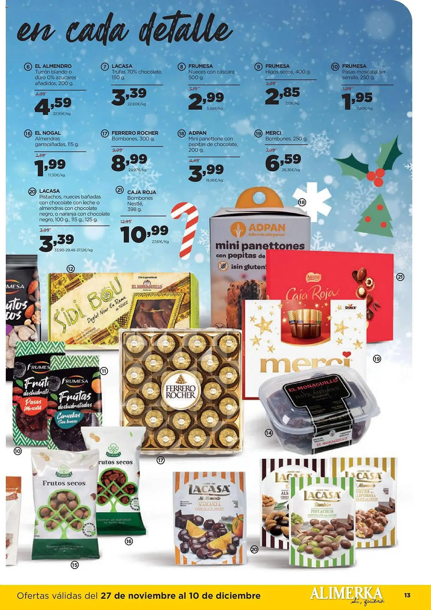 Catálogo de Folleto Alimerka 27 de noviembre al 10 de diciembre 2025 - Página 13