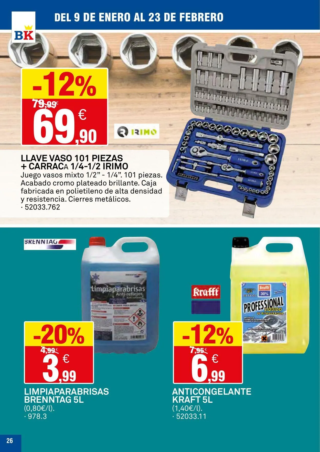 Catálogo de Bricoking Oferta actual 23 de enero al 6 de febrero 2025 - Página 26