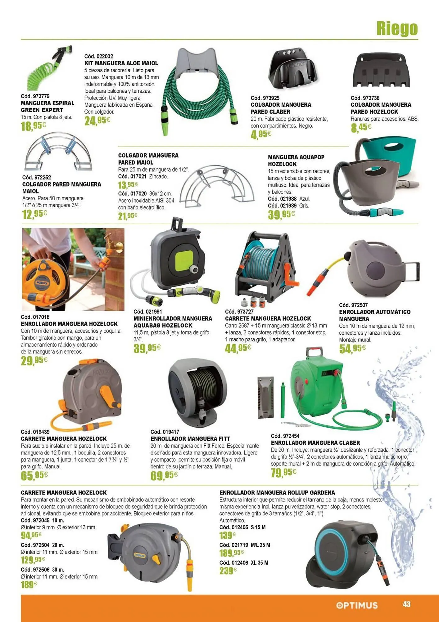 Catálogo de Folleto Optimus 21 de marzo al 31 de agosto 2024 - Página 43