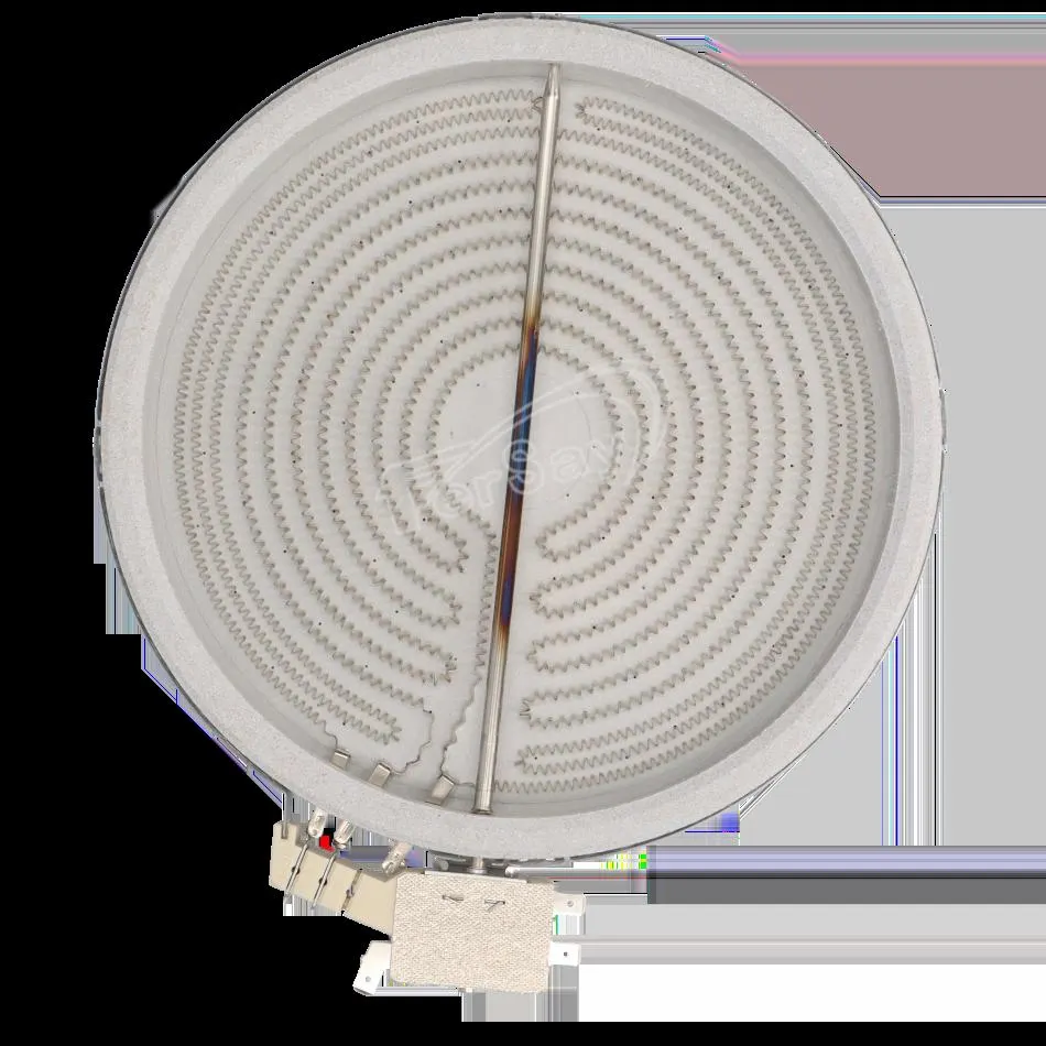 Placa eléctrica vitrocerámica 2000W.