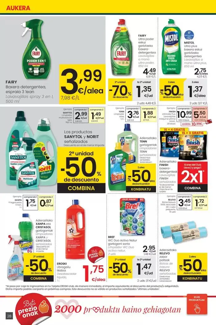 Catálogo de Prezio merkeagoa EROSKI CENTER 13 de marzo al 26 de marzo 2025 - Página 28