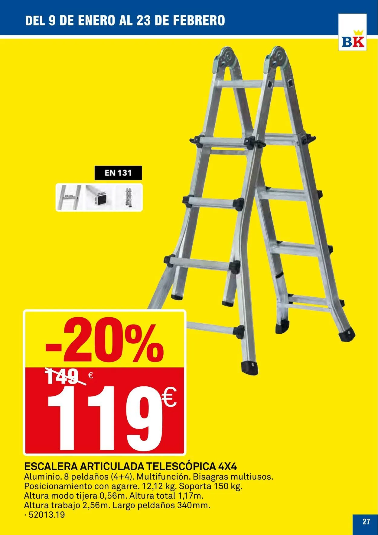 Catálogo de Bricoking Oferta actual 23 de enero al 6 de febrero 2025 - Página 27