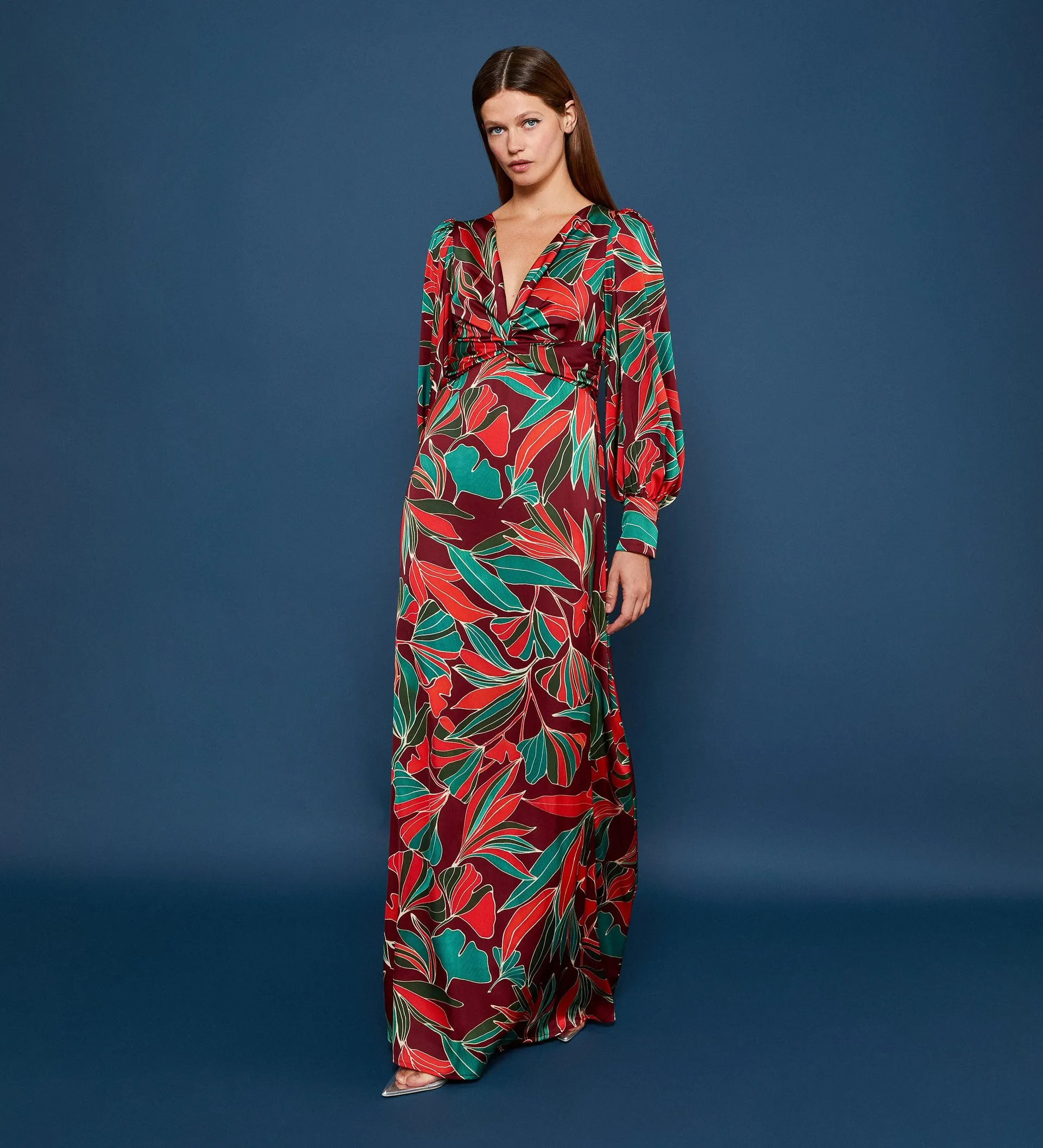 Vestido largo fluido