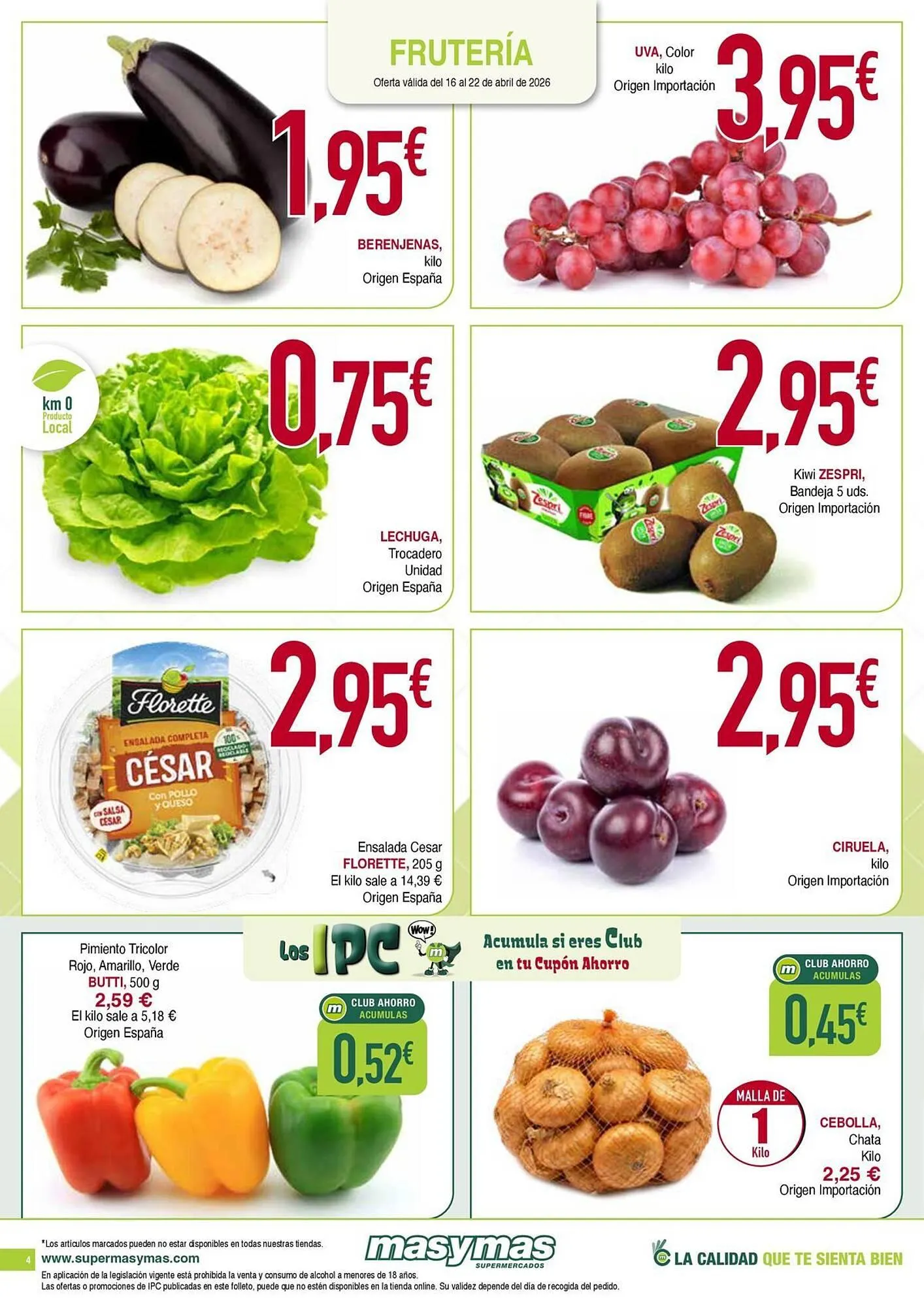 Catálogo de Folleto Masymas 16 de abril al 22 de abril 2026 - Página 4