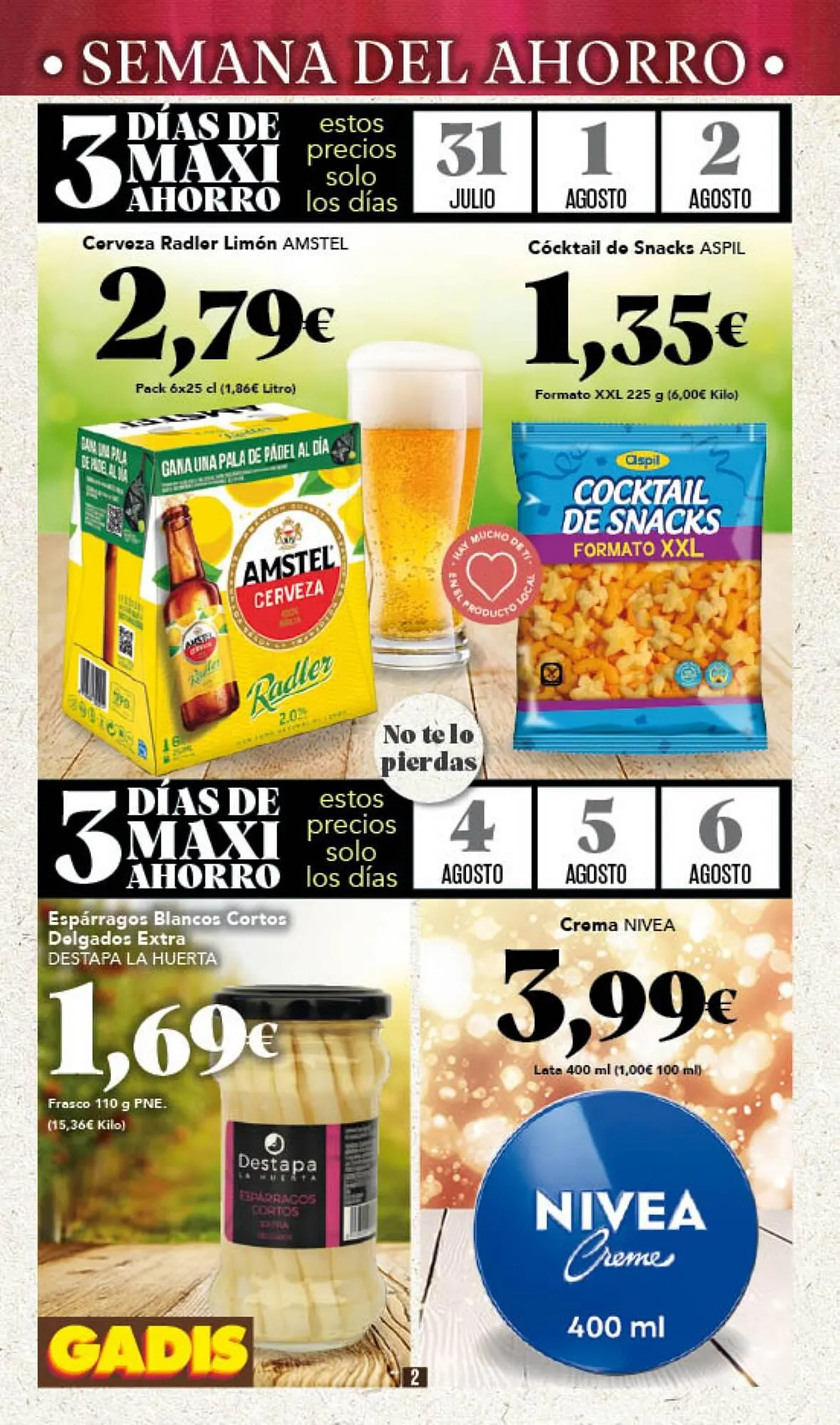 Catálogo de Folleto Gadis 31 de julio al 6 de agosto 2025 - Página 2