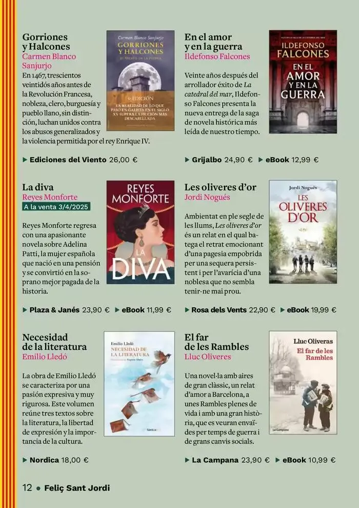 Catálogo de Sant Jordi 2025 8 de abril al 22 de abril 2025 - Página 12