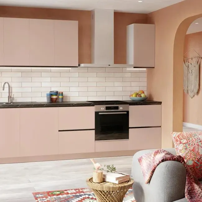 Cocina en kit Milos topo 300 cm con 3 módulos altos + 5 módulos bajos