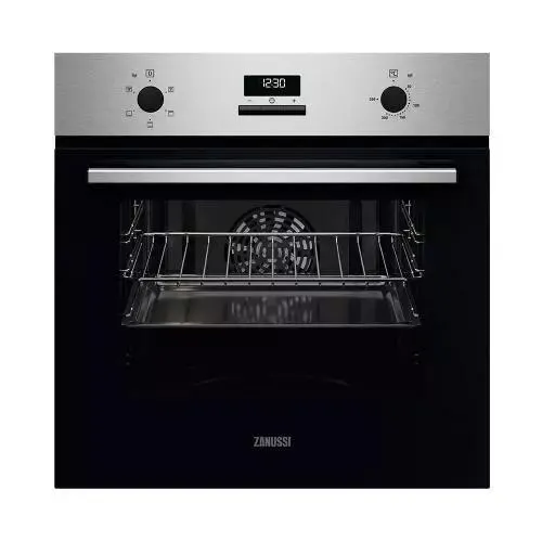 horno Zanussi ZOHNC2X2 2090W, 65lt, Acero Inox,