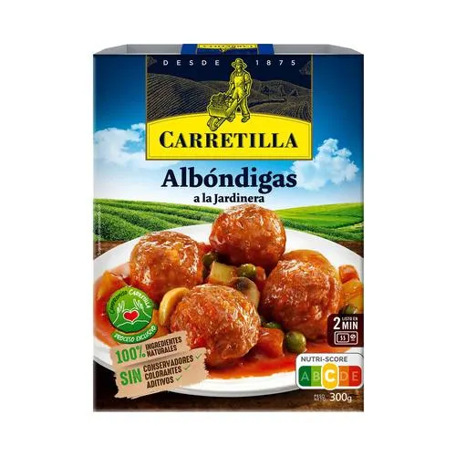 CARRETILLA Albóndigas a la jardinera CARRETILLA 275 g.