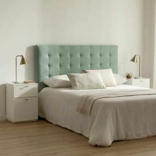 Cabecero tapizado 150/160 menta