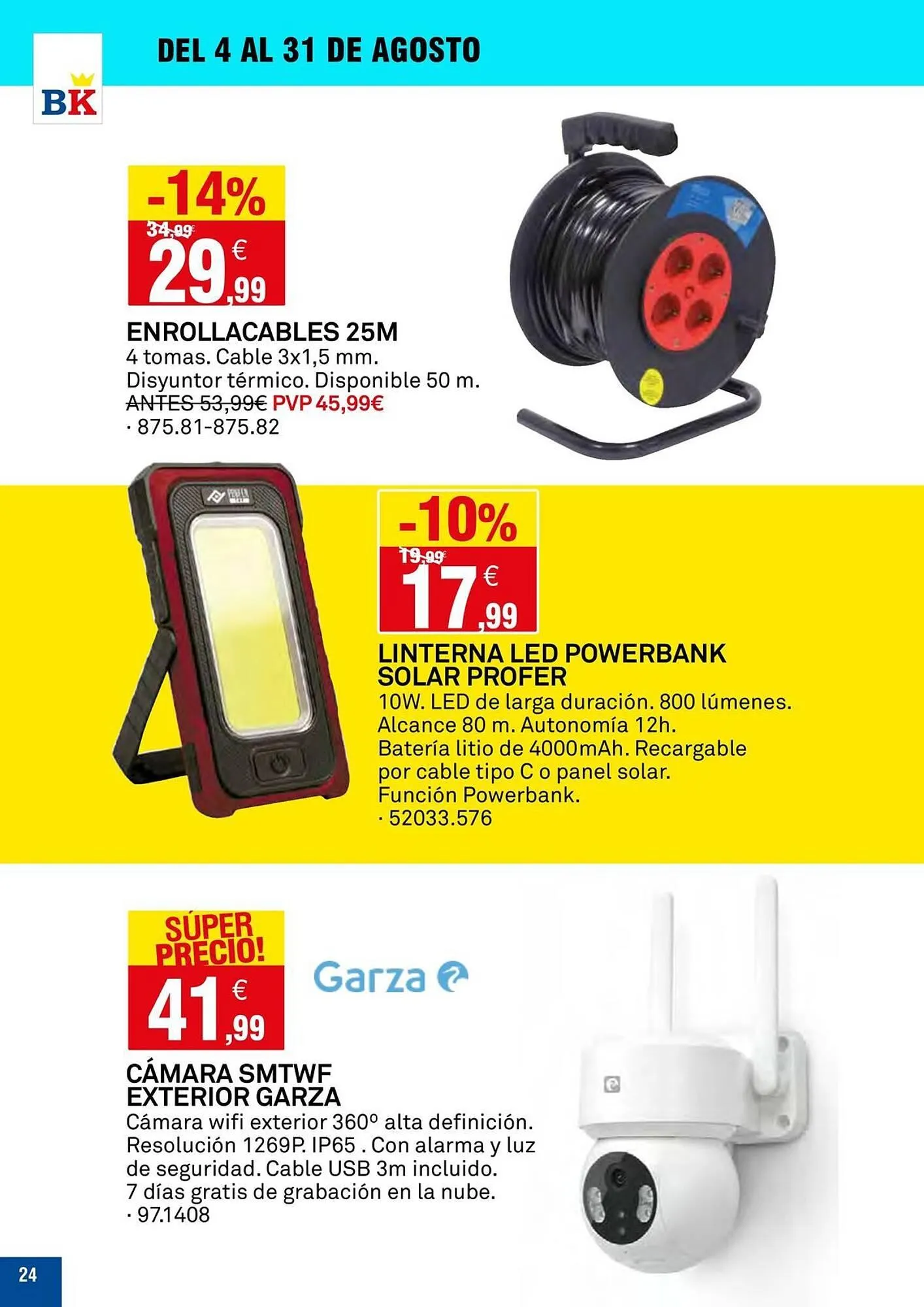 Catálogo de Folleto Bricoking 14 de agosto al 31 de agosto 2025 - Página 24