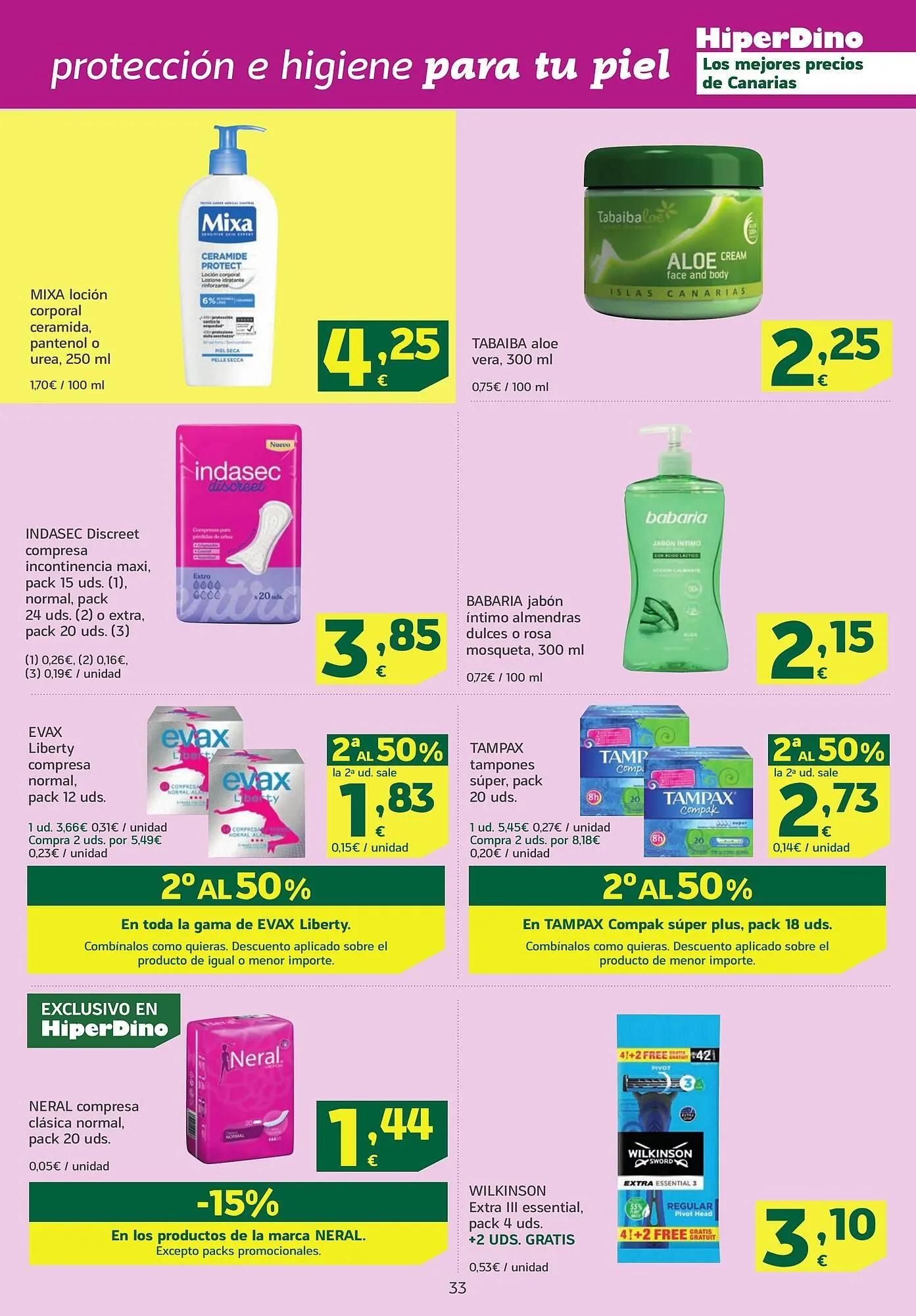 Catálogo de Folleto HiperDino 22 de julio al 7 de agosto 2025 - Página 33