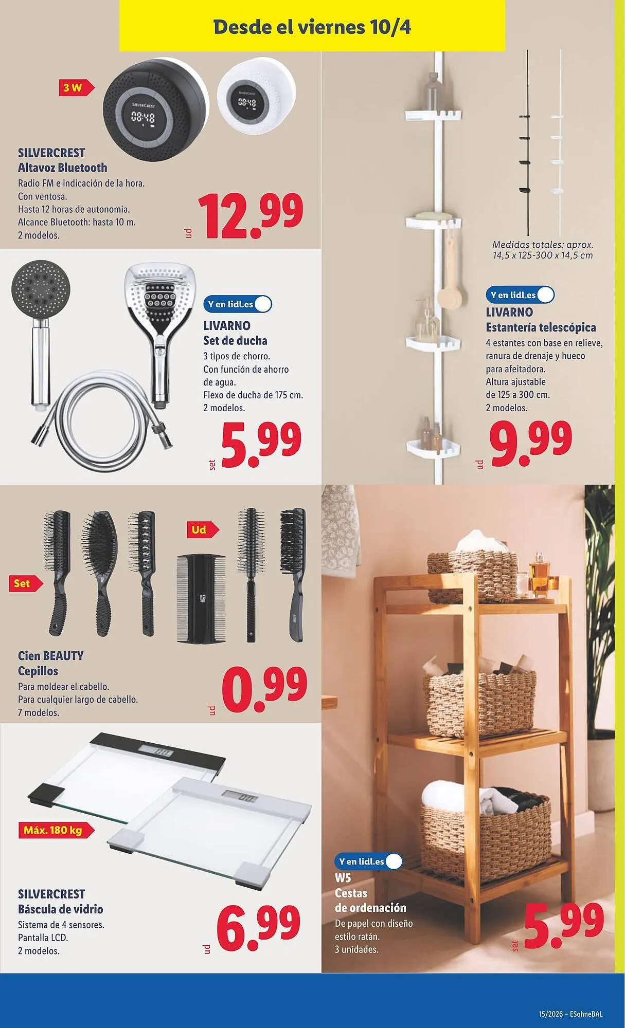 Catálogo de Catálogo Lidl 6 de abril al 12 de abril 2026 - Página 15