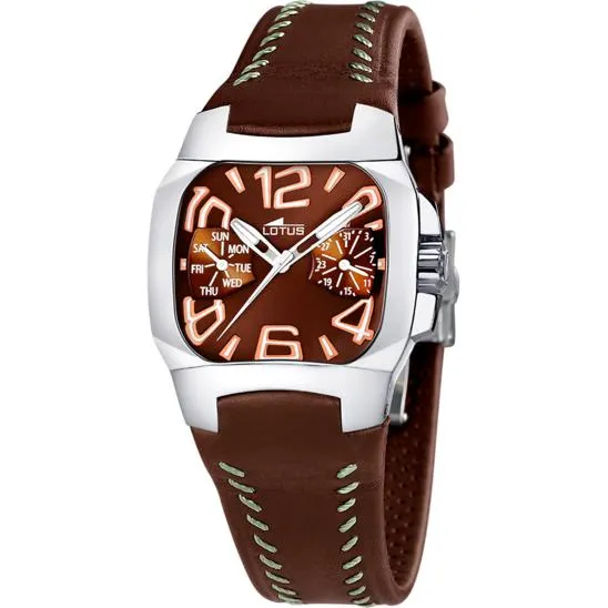 RELOJ LOTUS 15508/C MARRÓN CORREA DE CUERO, MUJER