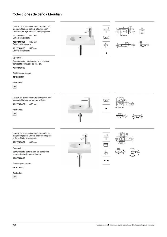 Catálogo de Colecciones de Baño, Muebles y Accesorios 9 de enero al 31 de diciembre 2025 - Página 82
