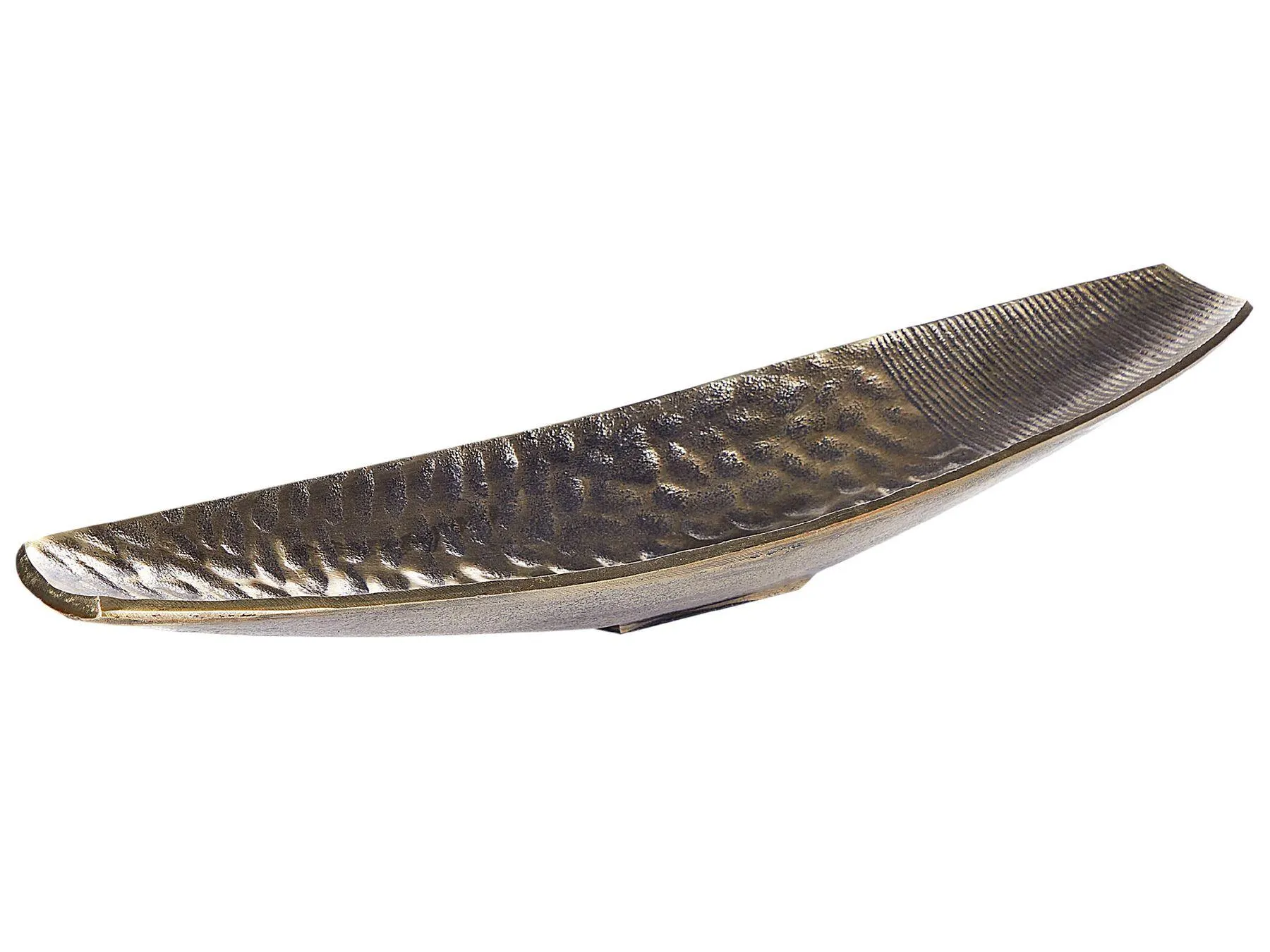 Plato decorativo TINOS Metal Dorado