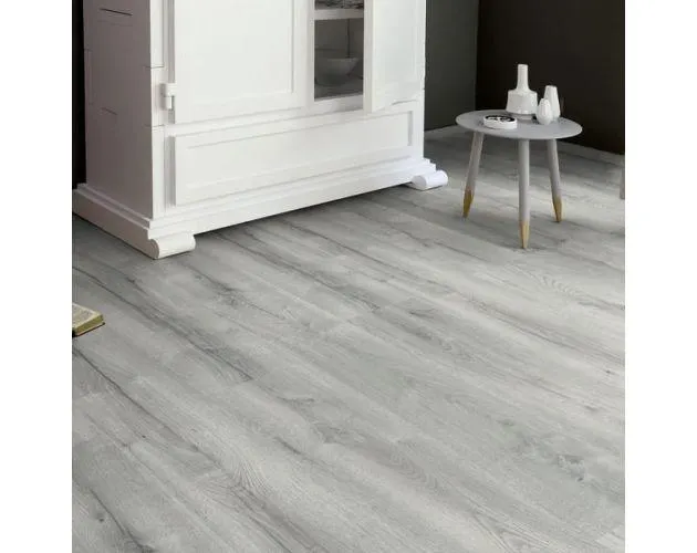 Suelo laminado AC5 roble gris 7 mm Abaca Cooke & Lewis