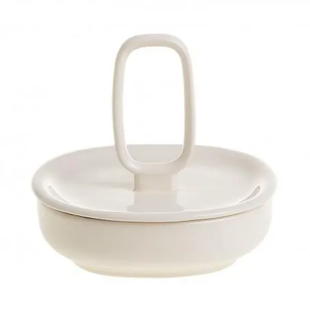 Caja pequeña blanca (tapa asa alta) colección Vega 175