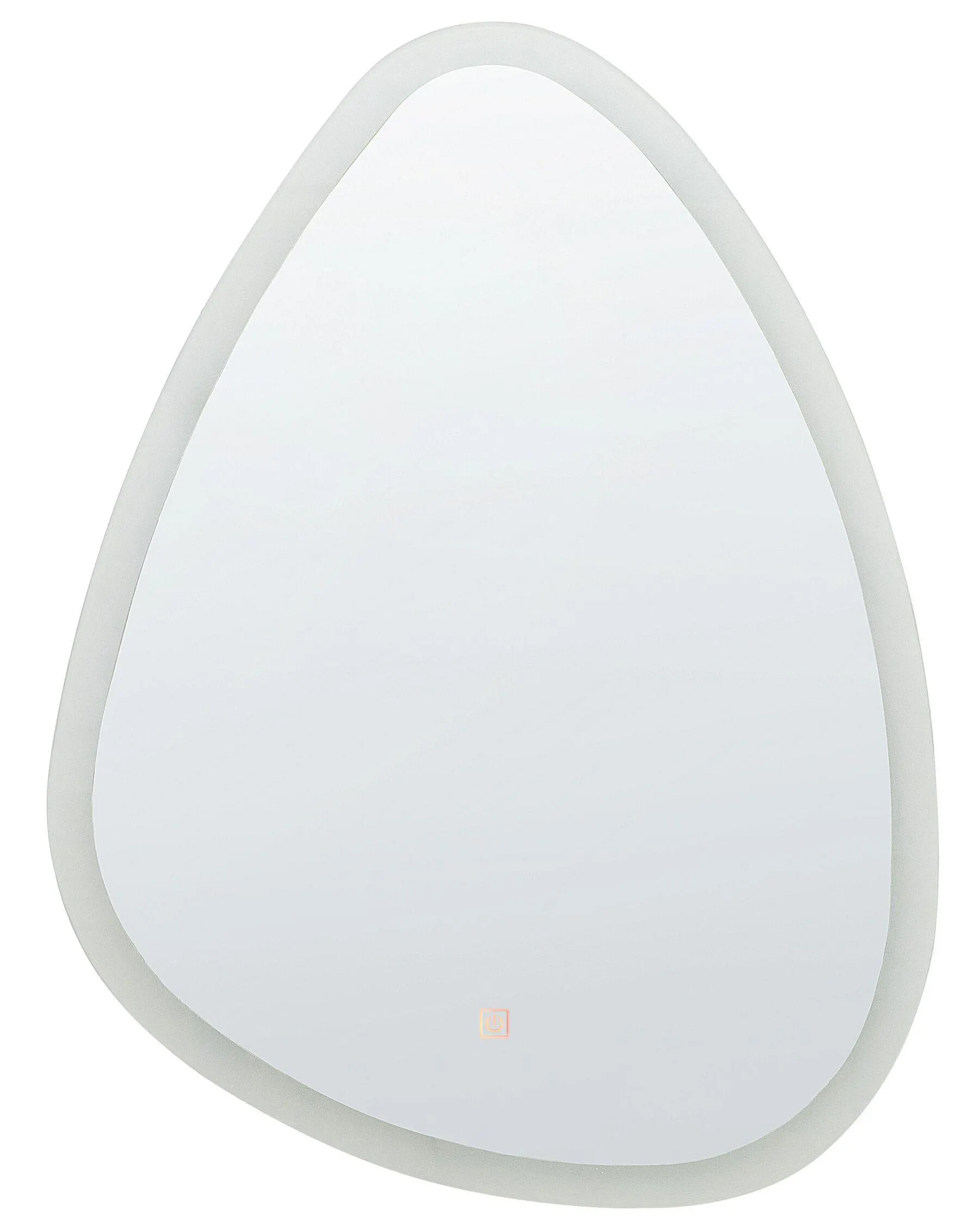 Espejo LED de baño BETHUNE 58 cm 78 cm Plateado