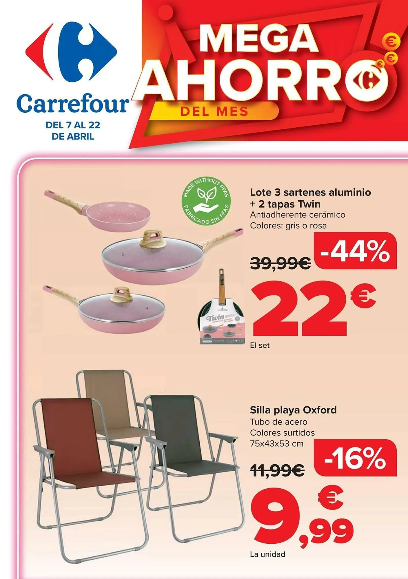 Catálogo de Folleto Carrefour 7 de abril al 22 de abril 2026 - Página 1