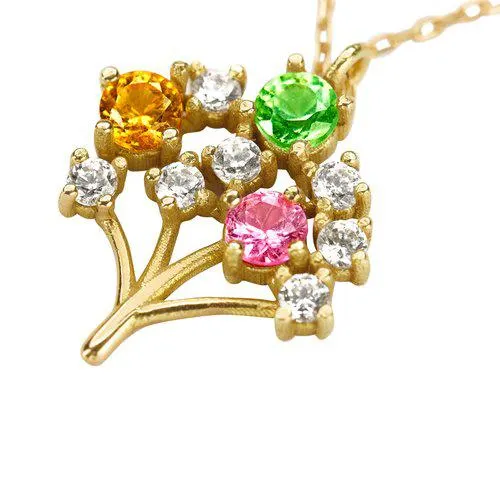 Gargantilla Zafiros Árbol de la vida Oro