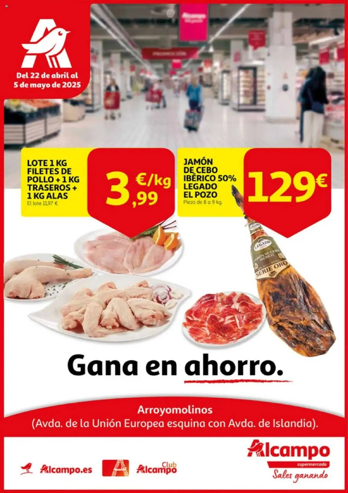 Catálogo de Folleto Alcampo 22 de abril al 5 de mayo 2025 - Página 1