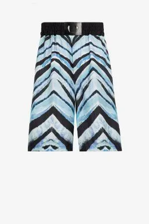 Pantalón corto con estampado Zebra