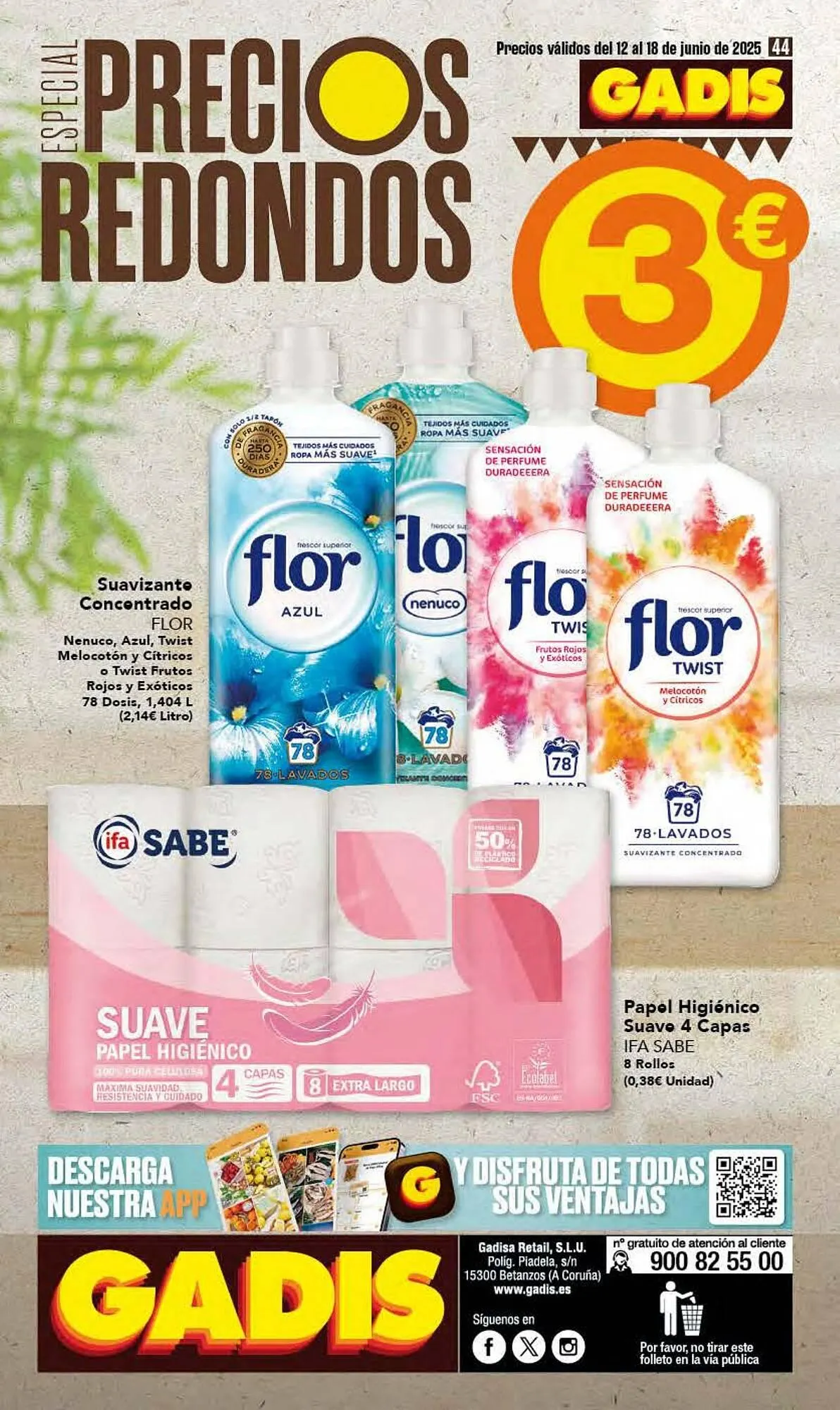Catálogo de Folleto Gadis 12 de junio al 18 de junio 2025 - Página 44