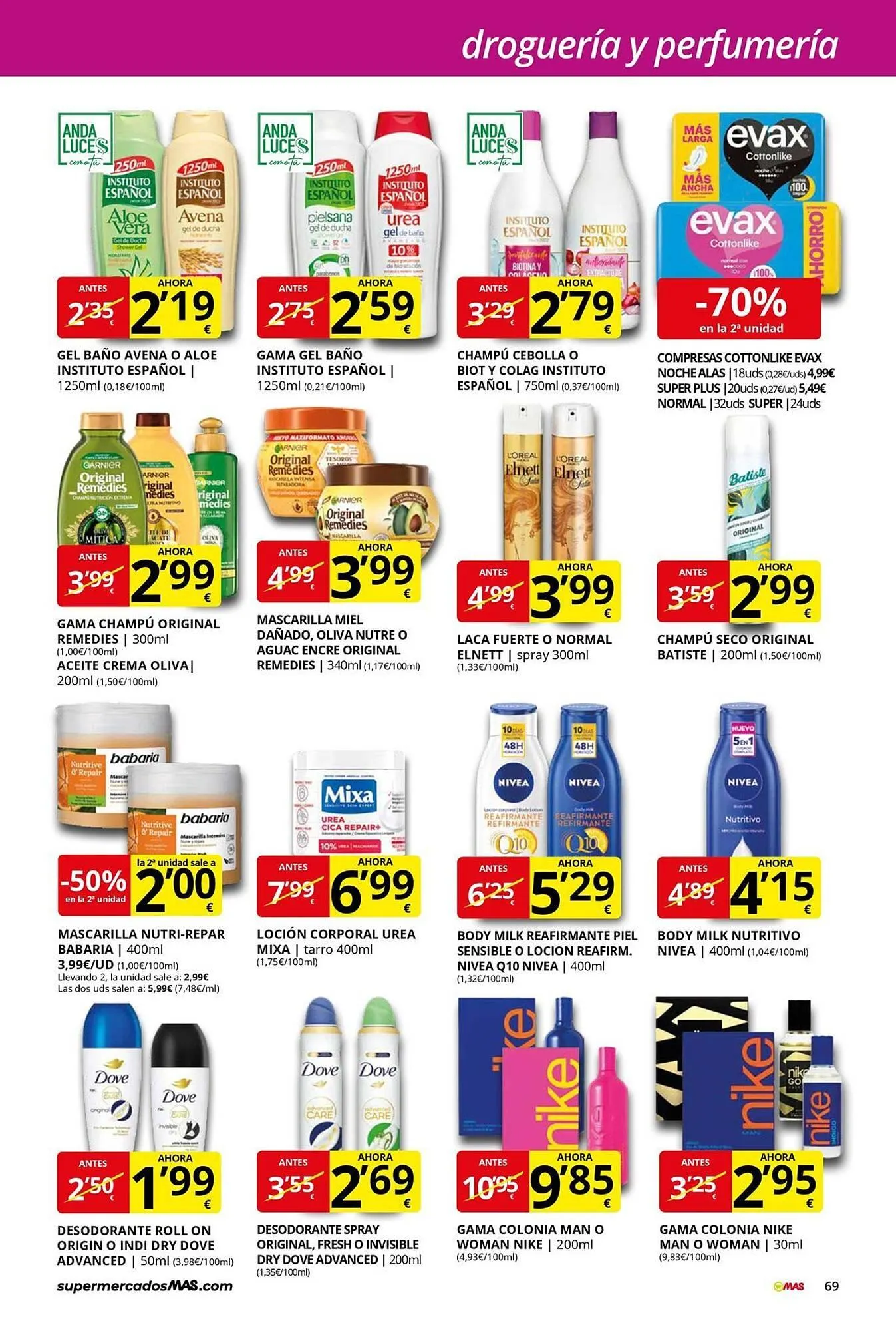 Catálogo de Folleto Supermercados MAS 31 de octubre al 30 de noviembre 2025 - Página 69
