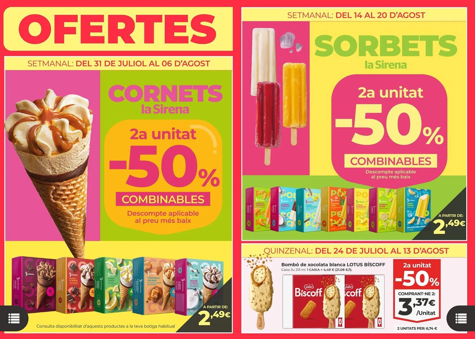 Catálogo de Folleto La Sirena 24 de julio al 27 de agosto 2025 - Página 3