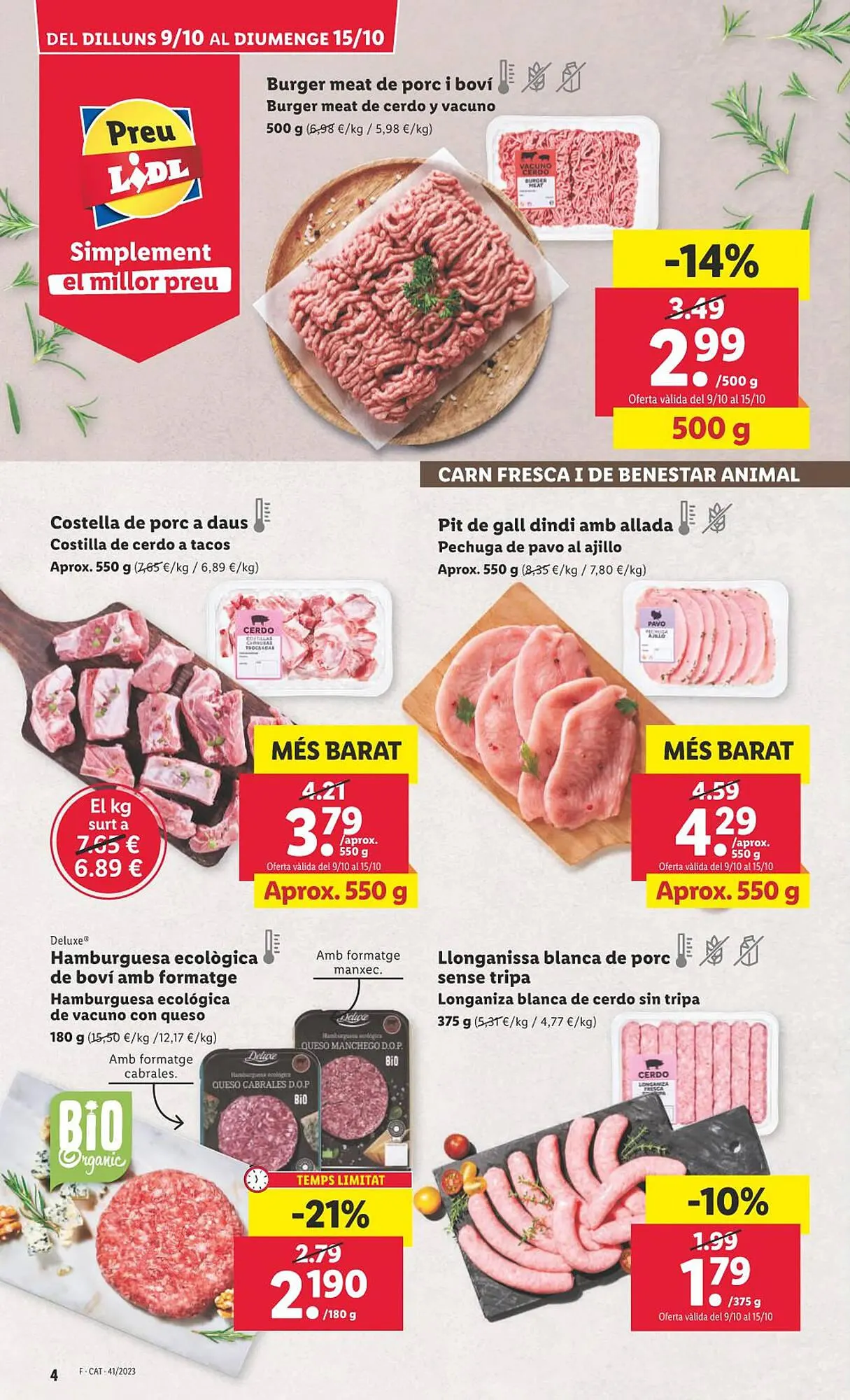 Catálogo de Folleto Lidl 9 de octubre al 15 de octubre 2023 - Página 4