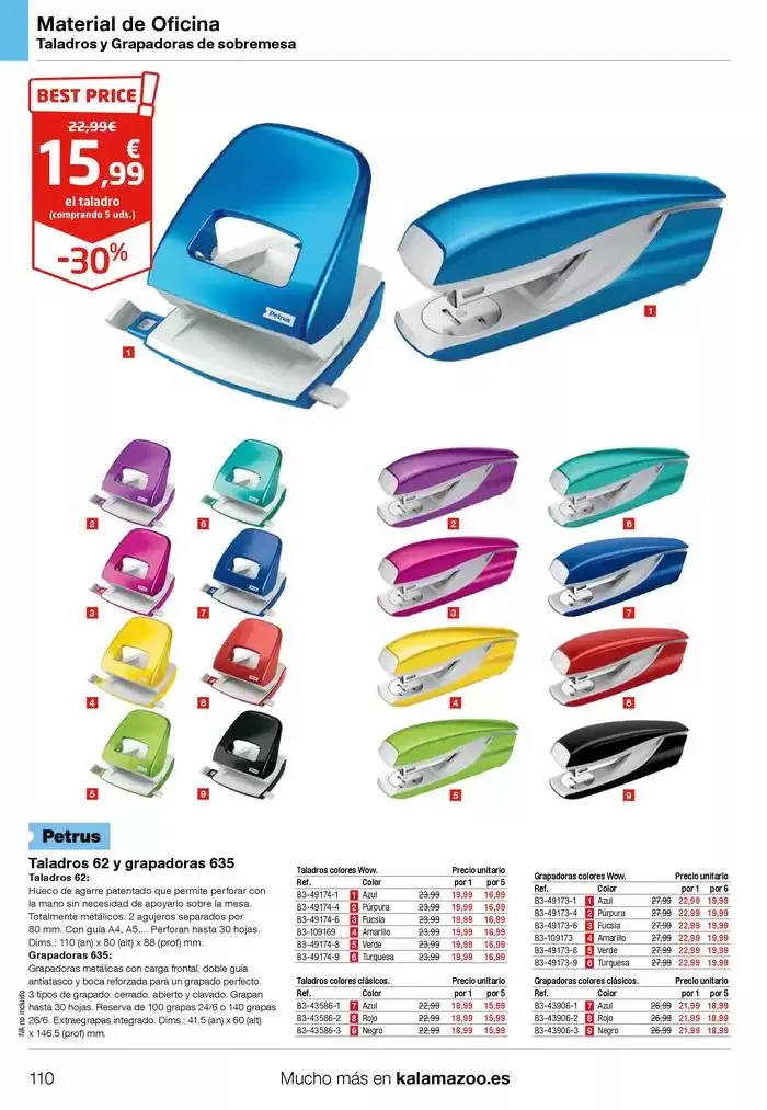 Catálogo de Staples Kalamazoo Catálogo General 9 de enero al 30 de septiembre 2025 - Página 110