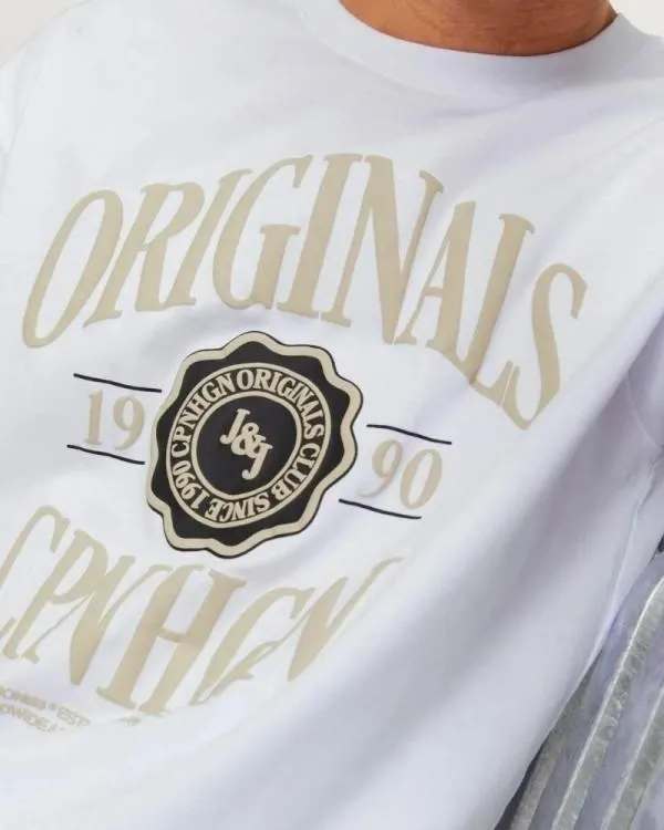 Camisetas Manga corta Hombre Blanco 12251899 JORLUCCA