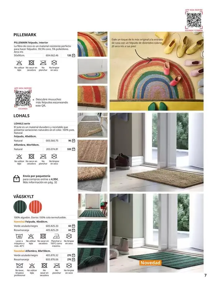Catálogo de IKEA Catálogo Alfombras 3 de octubre al 31 de enero 2025 - Página 7