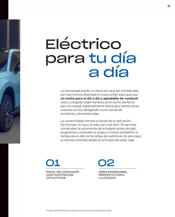 Catálogo de Honda E:Ny1 30 de agosto al 30 de junio 2025 - Página 9